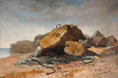 Strandszene, Marazion, Cornwall, 1860