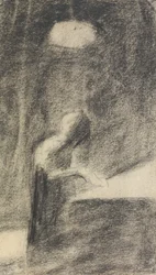 Abstrakte Skizze einer Figur