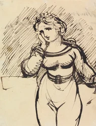 Figurenstudie einer Frau