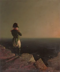 Napoleon Bonaparte nachdenklich auf St. Helena, 1841