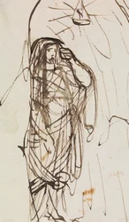 Studie der Auferstehung des Lazarus