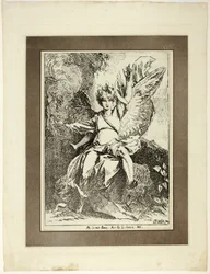 Engel der Auferstehung, aus der ersten Ausgabe von Specimens of Polyautography