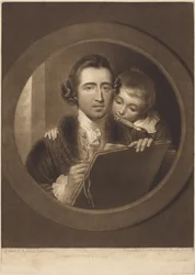 Benjamin West und sein Sohn Raphael Lamar West