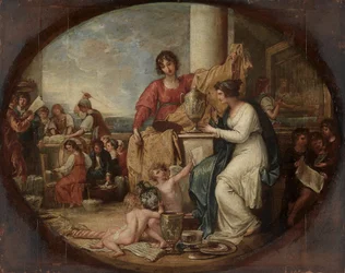 Britische Manufaktur, eine Skizze, 1791