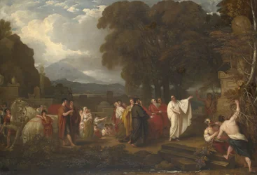 Cicero entdeckt das Grab des Archimedes, 1804