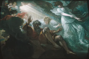 Moses sieht das Gelobte Land