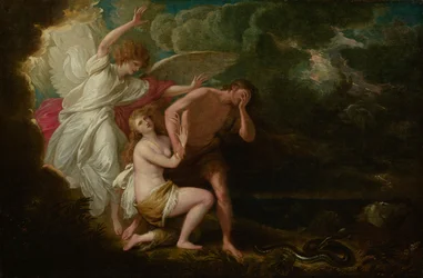 Die Vertreibung von Adam und Eva aus dem Paradies