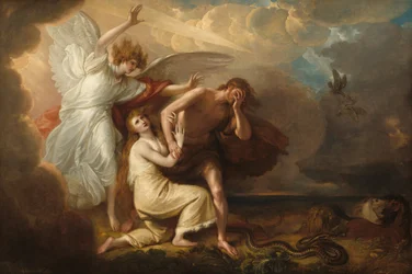 Die Vertreibung von Adam und Eva aus dem Paradies, 1791