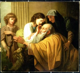 Tobias heilt die Blindheit seines Vaters, 1772