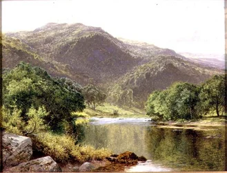 Ein Fluss in Nordwales