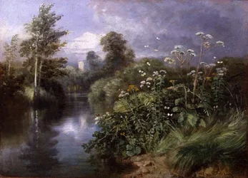 Die Ufer des Flusses