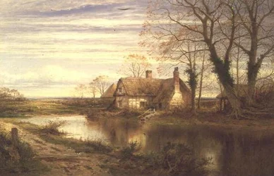 Das Häuschen am Fluss