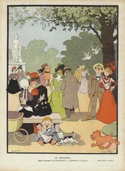 Frühling, Illustration für Le Rire