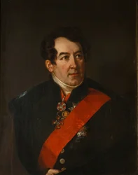 Porträt des Dichters Dmitri Osipovich Baranov 1773-1834, Ende der 1820er Jahre