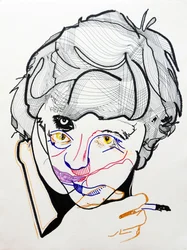 Überporträt: Françoise Sagan 2, 2019
