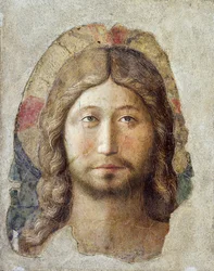Der Erlöser, von Benozzo Gozzoli, Fresko