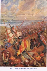 Die Landung von Wilhelm dem Eroberer