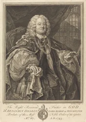 Bischof Hoadly, 1743