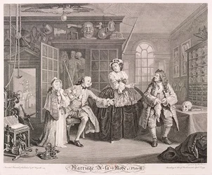 Marriage a la Mode, 1745, Platte III