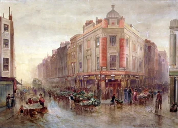 Markt an einem Sonntagmorgen in Seven Dials, Holborn, London