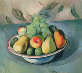 Ein Stillleben mit Obst in einer Schale