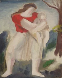 Mutter und Kind, ca. 1940