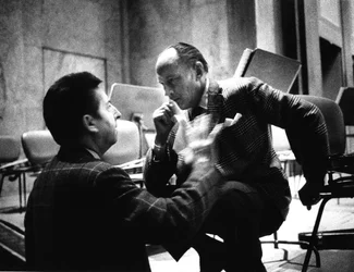 Henri DUTILLEUX mit Paul Sacher, 20. Jh.