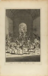 Maniére, wie die Karibenpriester Mut einflößen