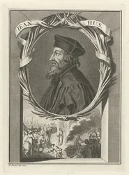 Porträt von Jan Hus, 1712