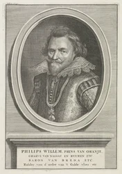 Porträt von Filips Willem, Prinz von Oranien