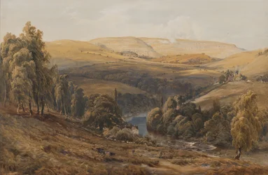 Tal des Dee, in der Nähe von Llangollen