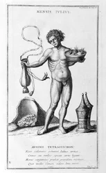 Eine Darstellung des Juli, 1757