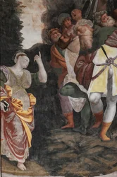 Detail des Martyriums der Heiligen Katharina