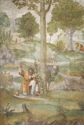 Cephalus versteckt die Juwelen, ca. 1520-1522