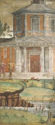 Cephalus und Pan am Tempel der Diana