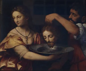 Salome erhält den Kopf von Johannes dem Täufer