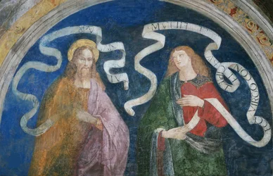 Der Apostel Andreas und der Prophet Jesaja