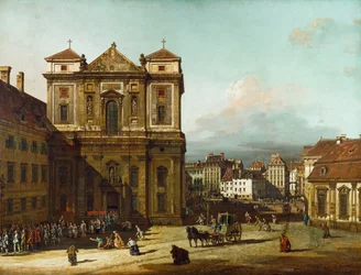 Die Freyung in Wien, Ansicht von Nordwesten