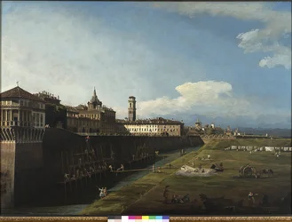 Blick auf Turin von den Königlichen Gärten aus