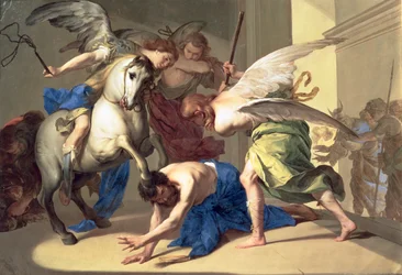 Die Vertreibung des Heliodor aus dem Tempel, ca. 1650