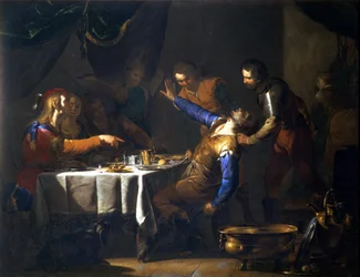 Die Ermordung Amnons durch seinen Bruder Absalom