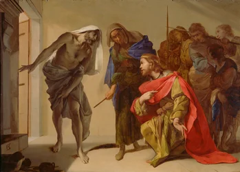 Der von Saul heraufbeschworene Schatten Samuels, um 1655