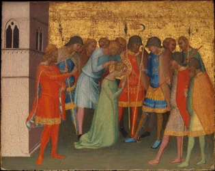 Heilige Reparata wird zur Hinrichtung vorbereitet, ca. 1327-48