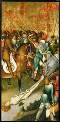Vier Szenen aus dem Martyrium des Heiligen Georg