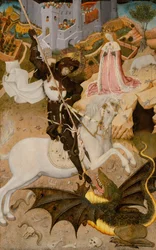 Sankt Georg und der Drache, 1434-35