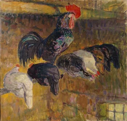 Morgen im Hühnerstall