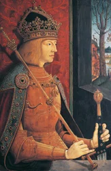 Porträt von Maximilian I. von Österreich, Kaiser des Heiligen Römischen Reiches