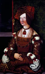 Porträt der Kaiserin Bianca Maria Sforza