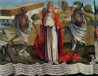 Totentanz: Papst (Detail)