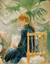 Mädchen mit Hund (zweites Fragment)